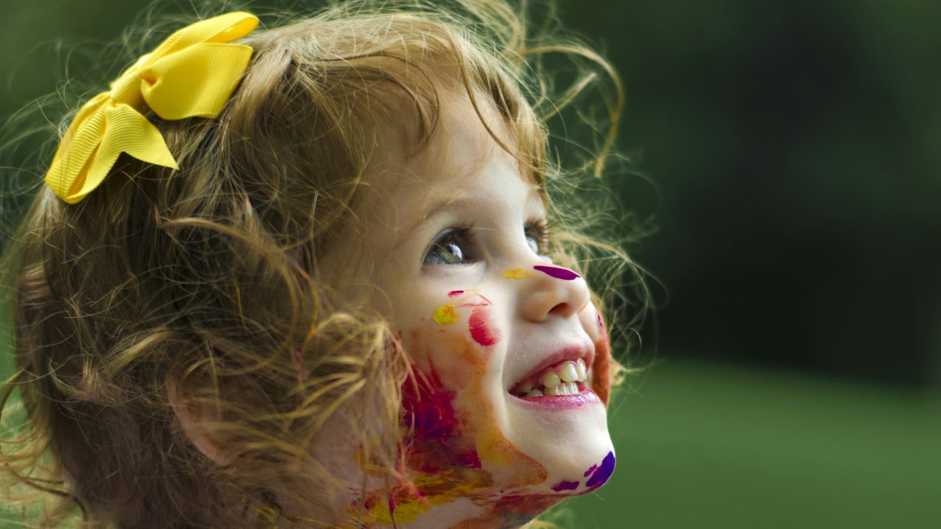 Happy kids at a summer activity outdoors